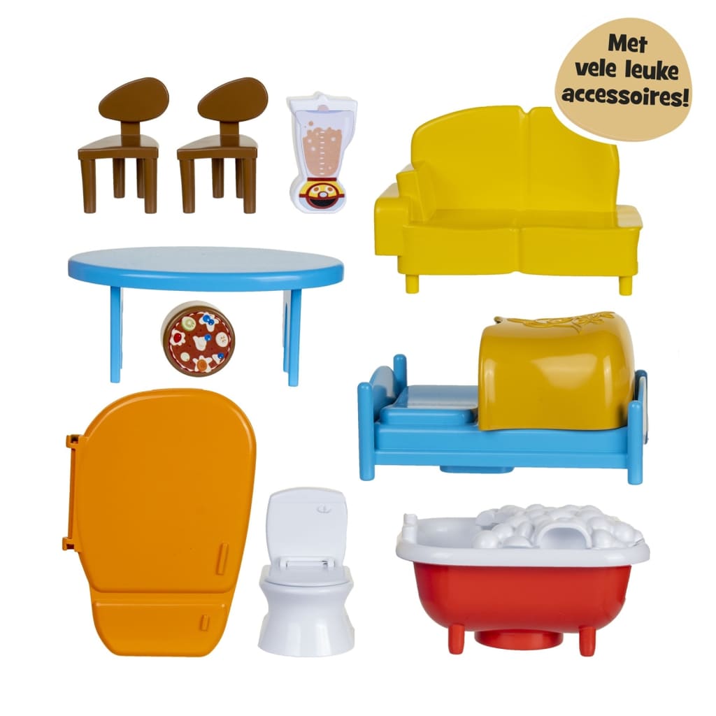 Bing Spielhaus-Set mit Spielzeugfiguren Mehrfarbig