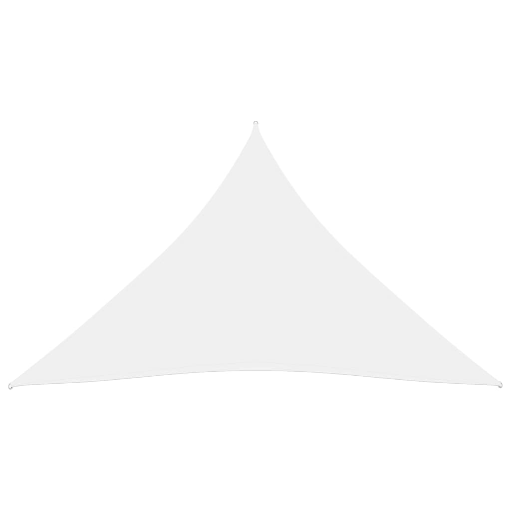 vidaXL Sonnensegel Oxford-Gewebe Dreieckig 4,5x4,5x4,5 m Weiß
