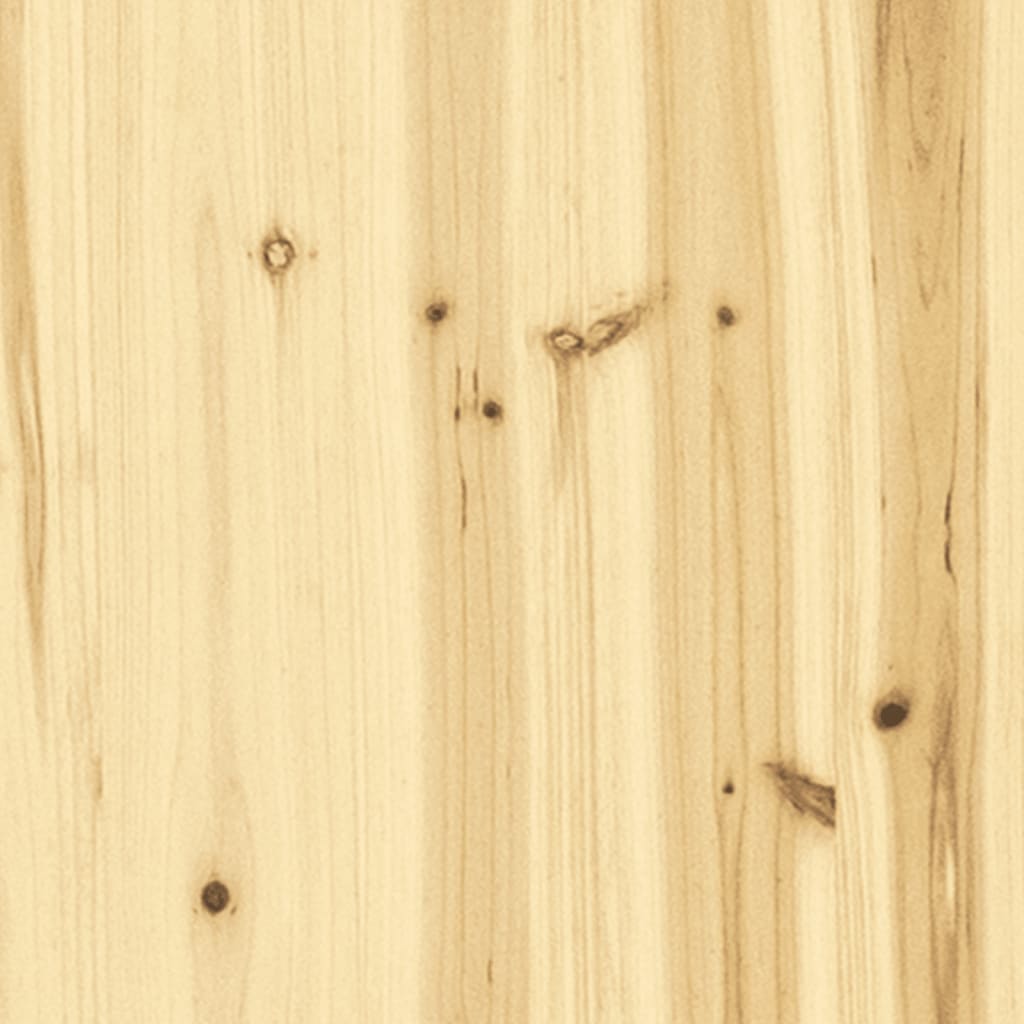 vidaXL Nachttisch 40x30,5x35,5 cm Massivholz Tanne