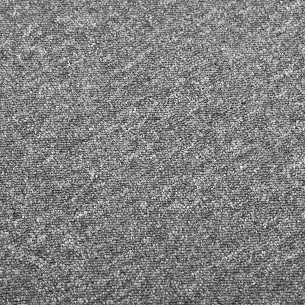 vidaXL Teppichfliesen 20 Stk. 5 m² 50x50 cm Grau