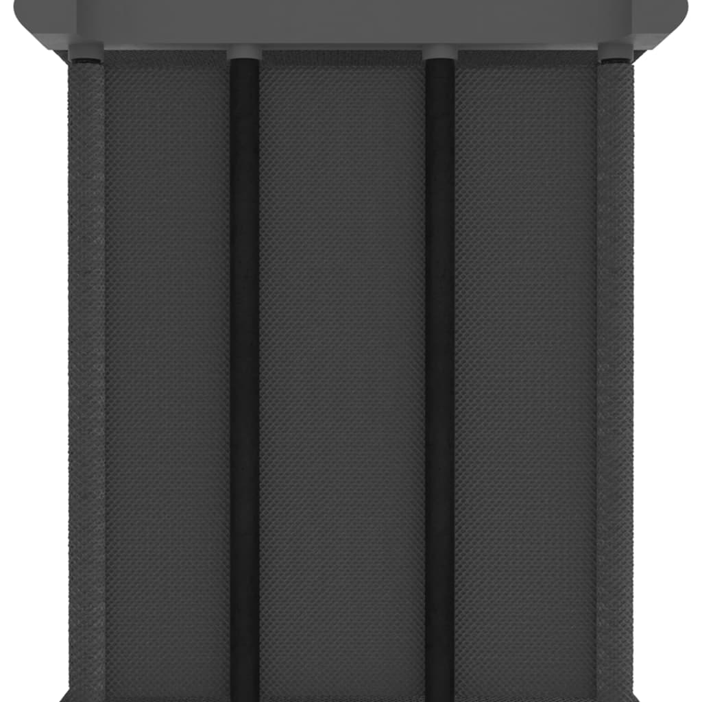 vidaXL Würfelregal mit 9 Boxen Grau 103x30x107,5 cm Stoff