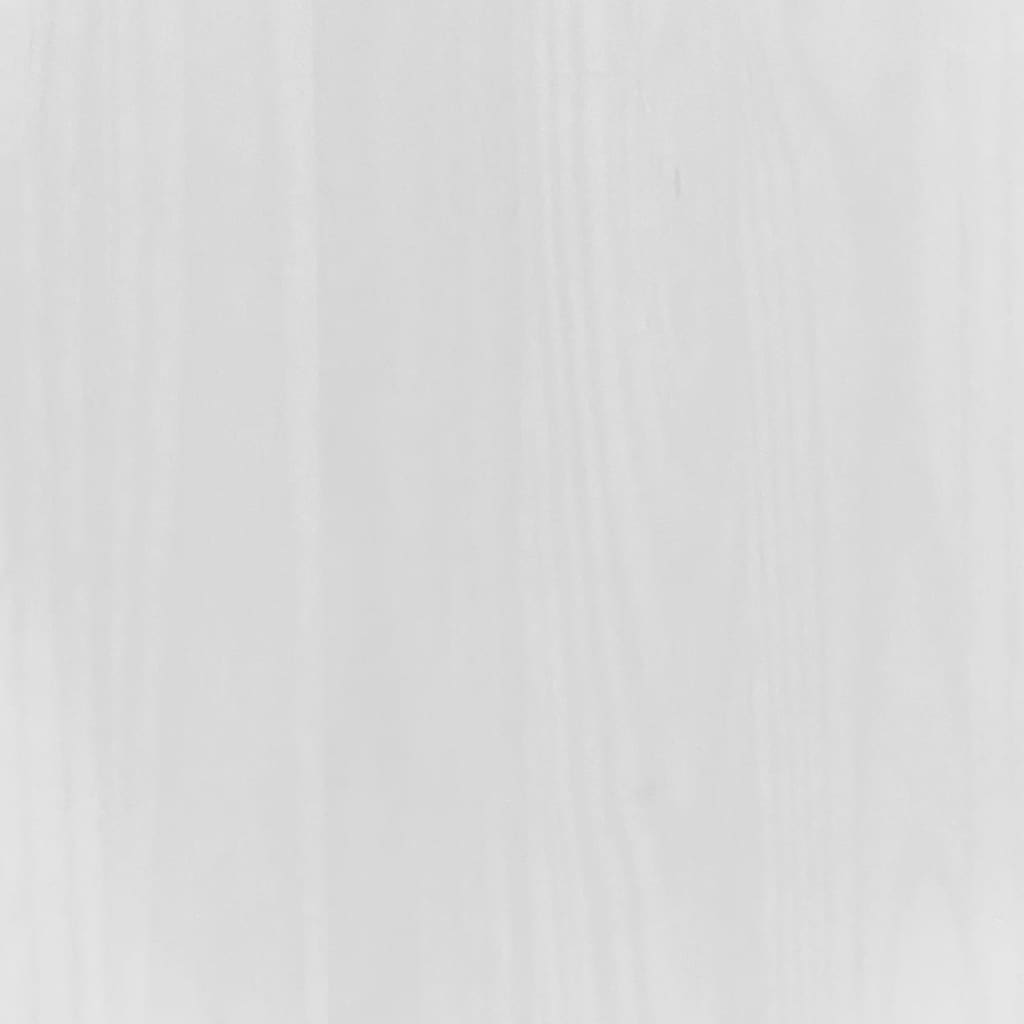 vidaXL Konsolentisch Mexiko-Stil Kiefernholz Weiß 90x34,5x73 cm