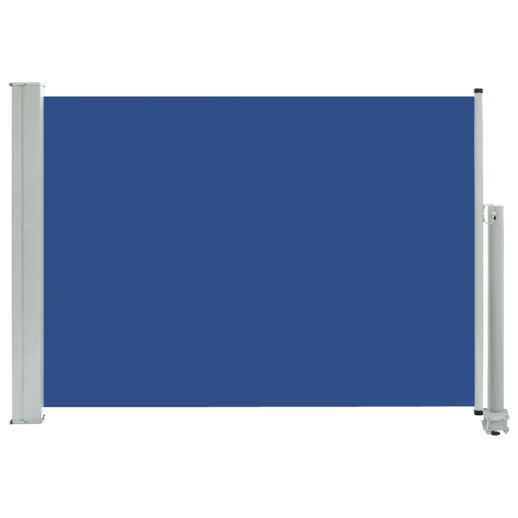 vidaXL Ausziehbare Seitenmarkise 80×300 cm Blau