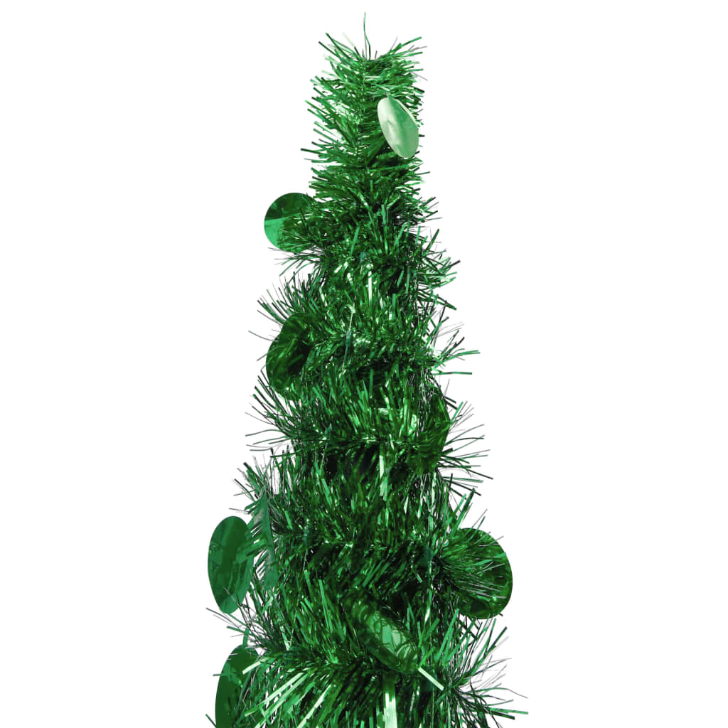 vidaXL Künstlicher Pop-Up-Weihnachtsbaum Grün 180 cm PET
