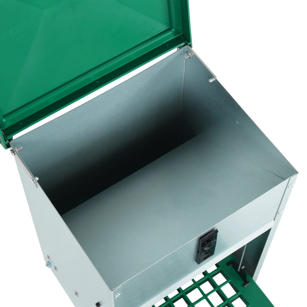 vidaXL Geflügel-Futterautomat Feedomatic mit Pedal 8 kg