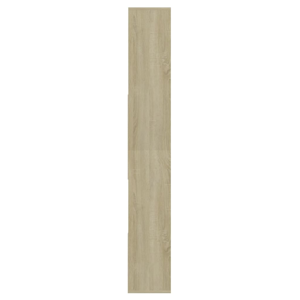 vidaXL Bücherregal Sonoma-Eiche 67x24x161 cm Holzwerkstoff