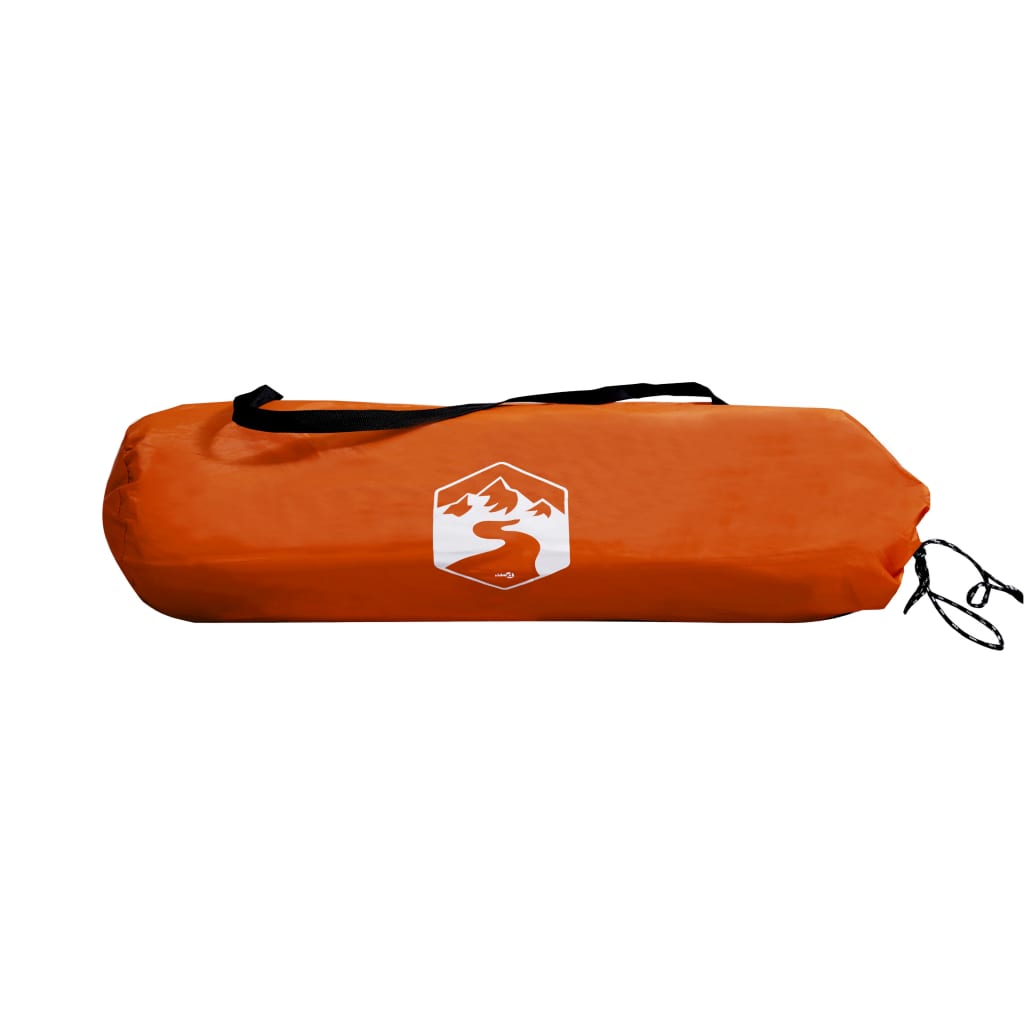 vidaXL Camping-Organizer-Zelt 9 Fächer Grau Orange Wasserdicht