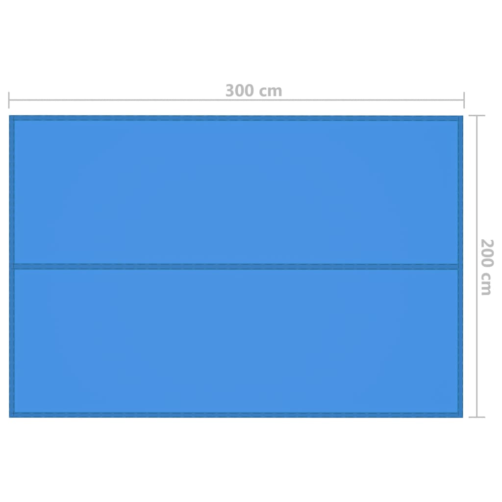 vidaXL Outdoor-Tarp 3x2 m Blau