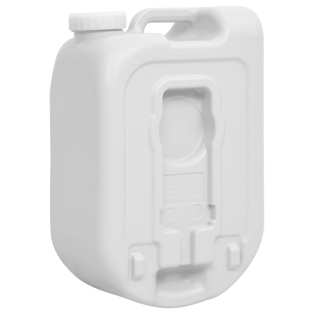 vidaXL Wassertank Tragbar mit Adapter 24 L Grau