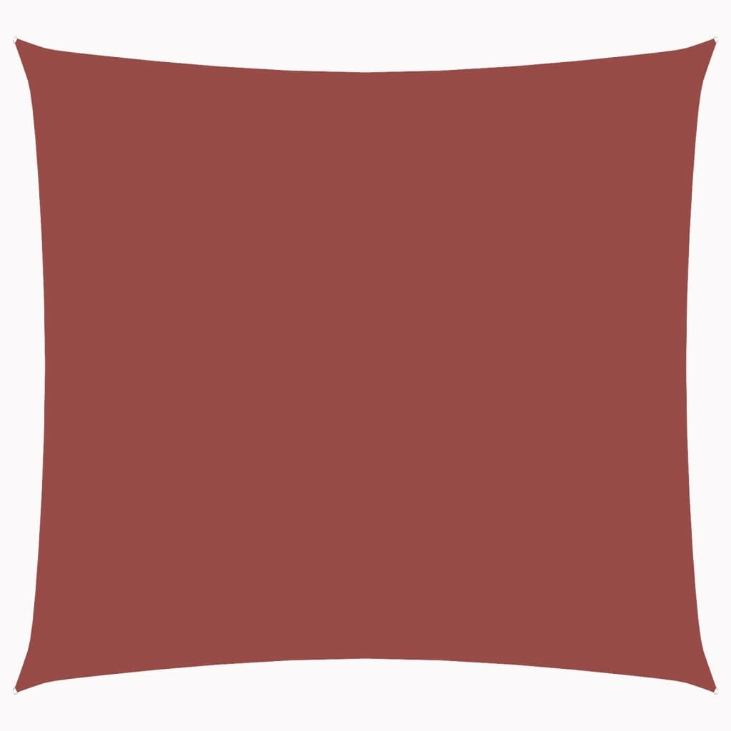 vidaXL Sonnensegel Oxford-Gewebe Quadratisch 3,6x3,6 m Terracotta