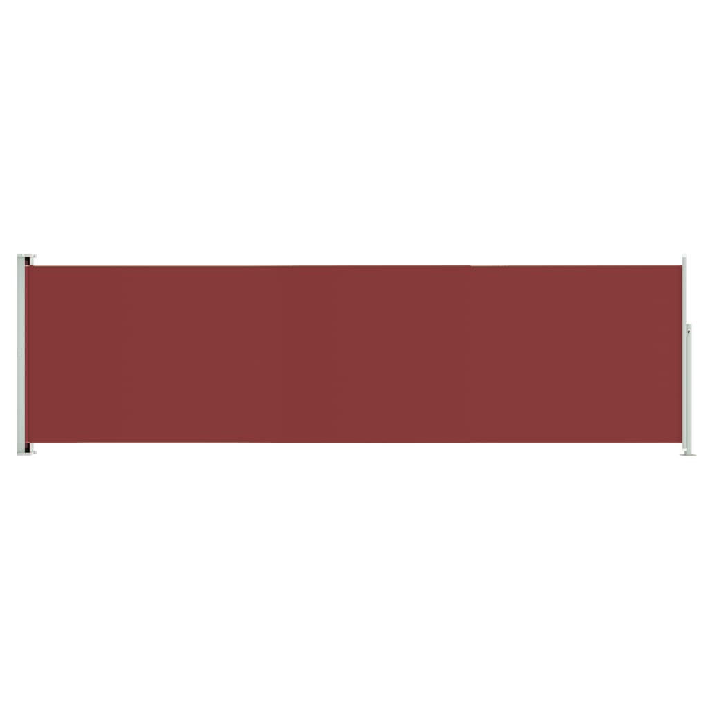 vidaXL Seitenmarkise Ausziehbar 180x600 cm Rot