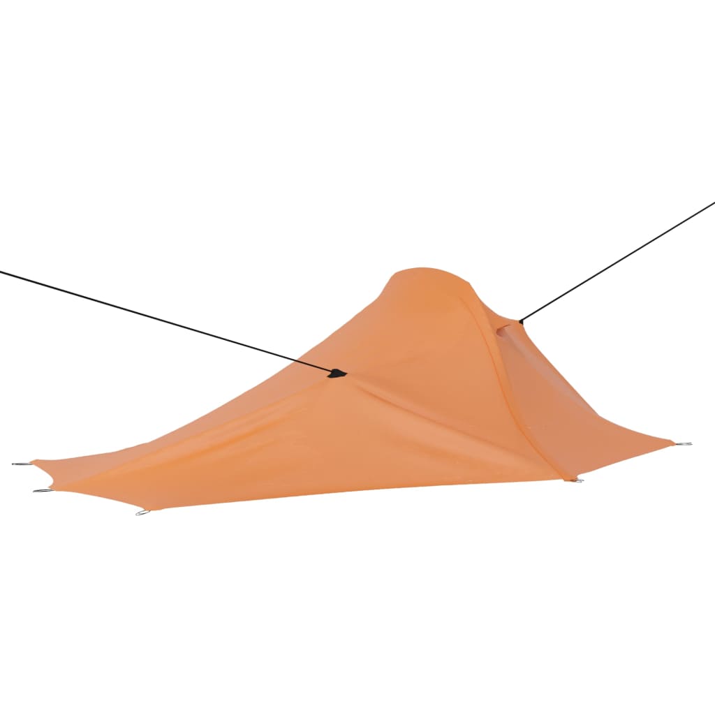 vidaXL Campingzelt 317x240x100 cm Orange und Grau