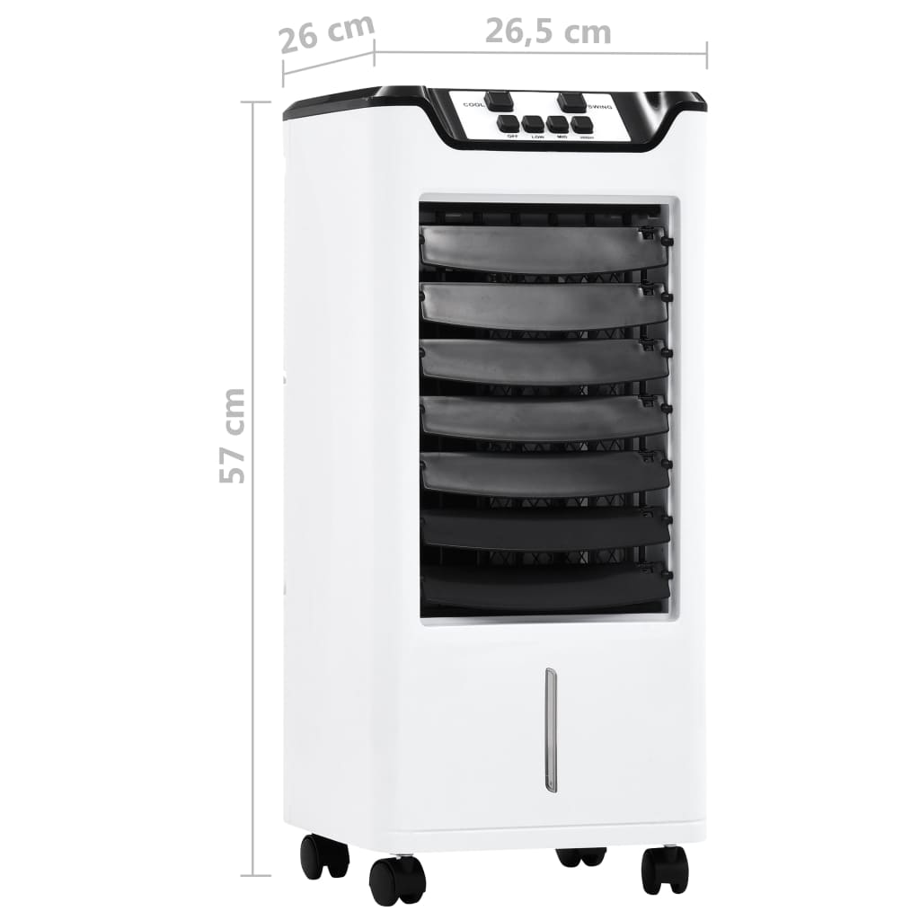 vidaXL 3-in-1 Mobiler Luftkühler Luftbefeuchter Luftreiniger 60 W