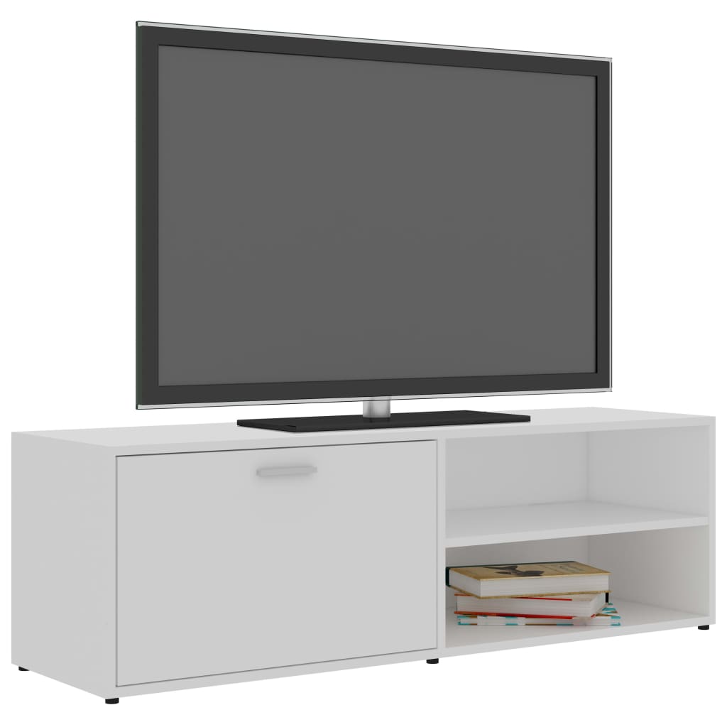 vidaXL TV-Schrank Weiß 120 x 34 x 37 cm Spanplatte