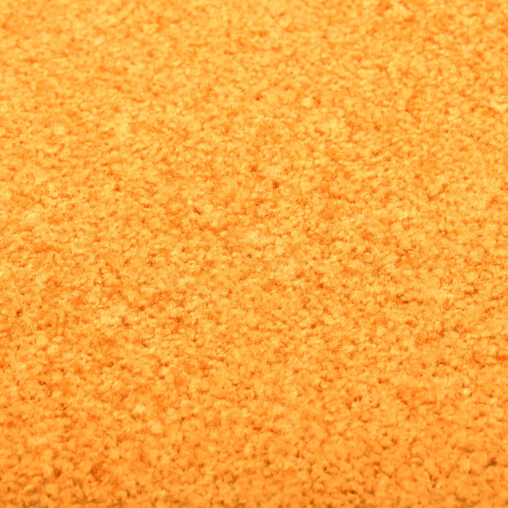 vidaXL Fußmatte Waschbar Orange 90x120 cm