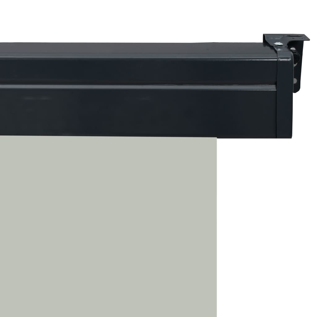 vidaXL Balkon-Seitenmarkise 65x250 cm Grau