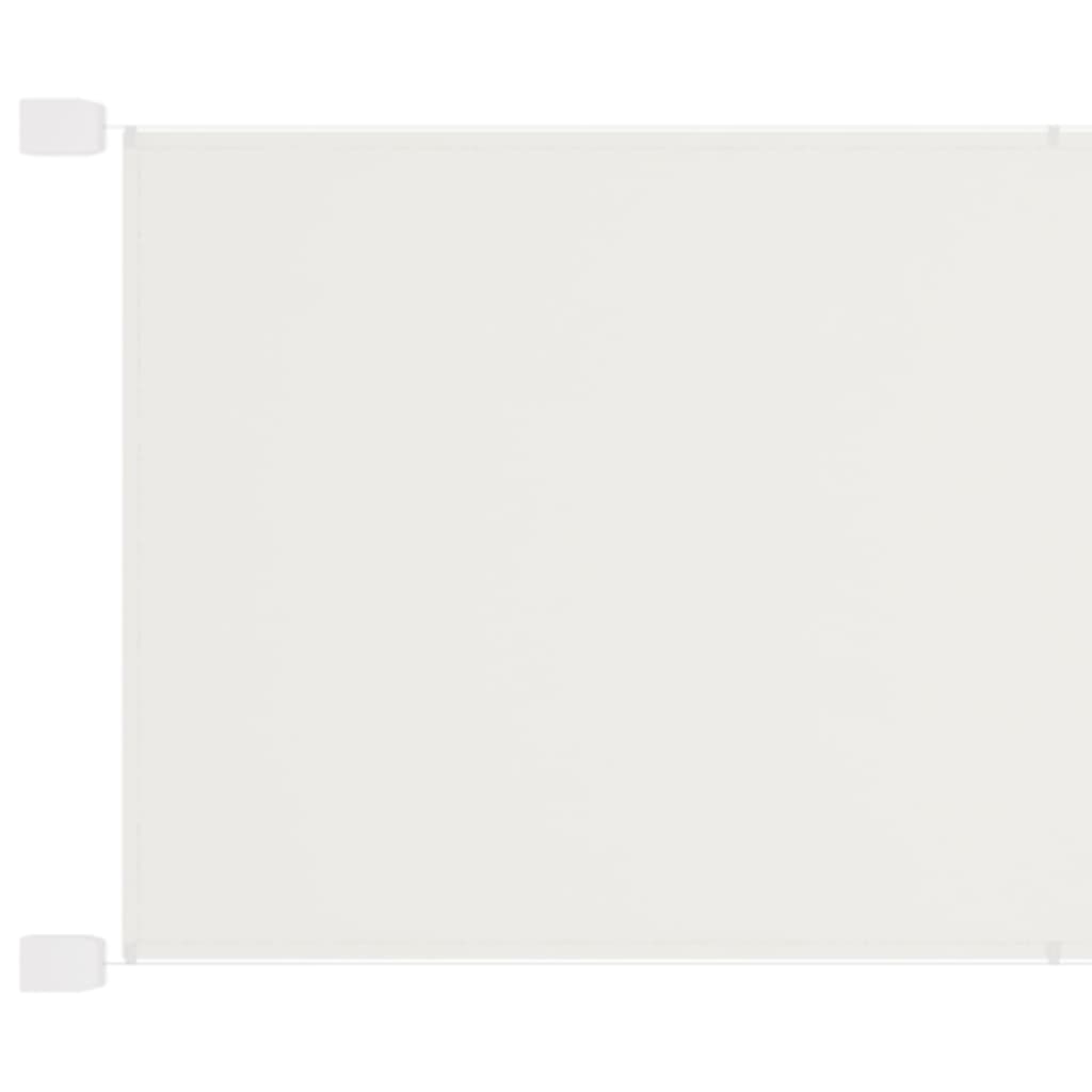 vidaXL Senkrechtmarkise Weiß 140x420 cm Oxford-Gewebe