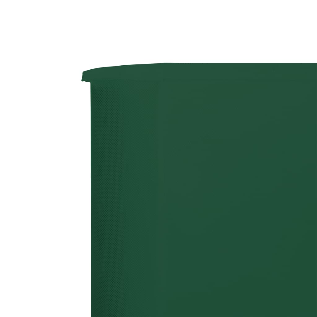 vidaXL 5-teiliges Windschutzgewebe 600 x 120 cm Grün