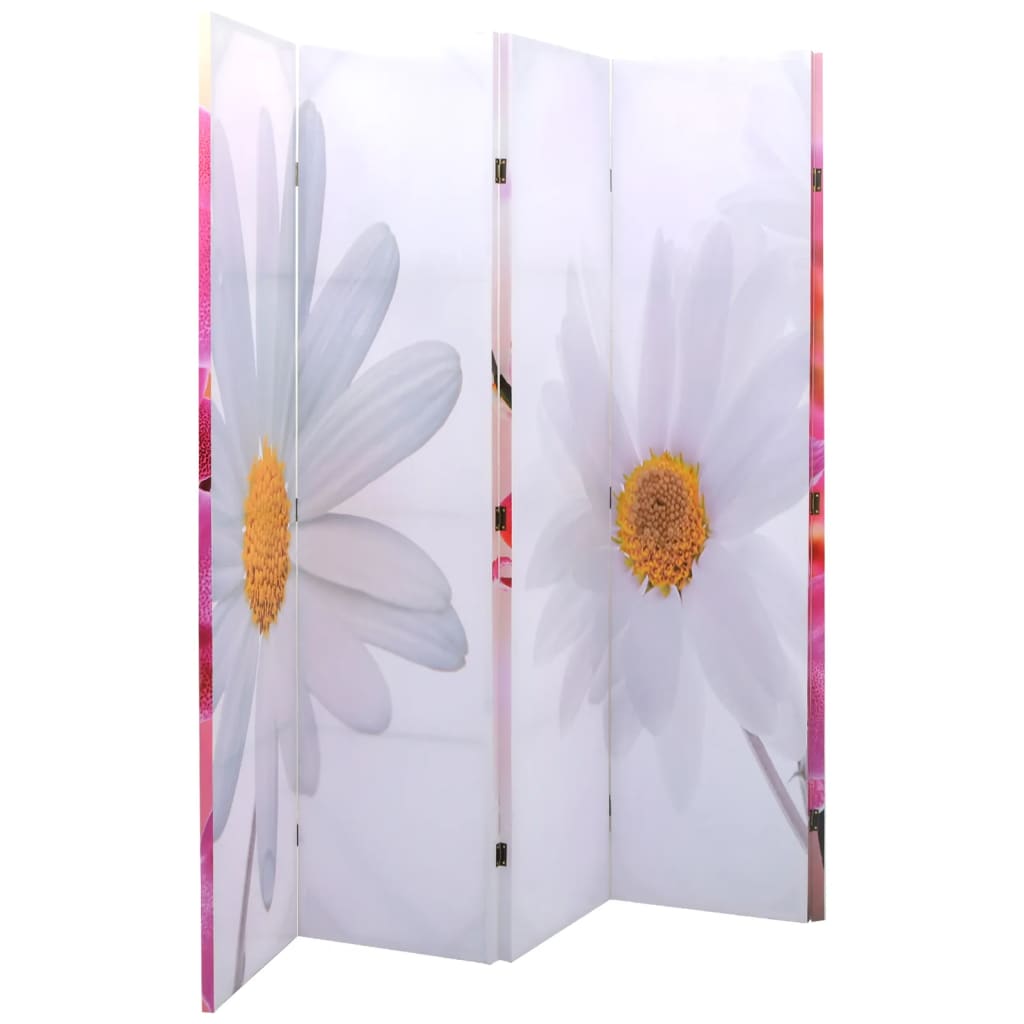 vidaXL Raumteiler klappbar 200 x 170 cm Blume