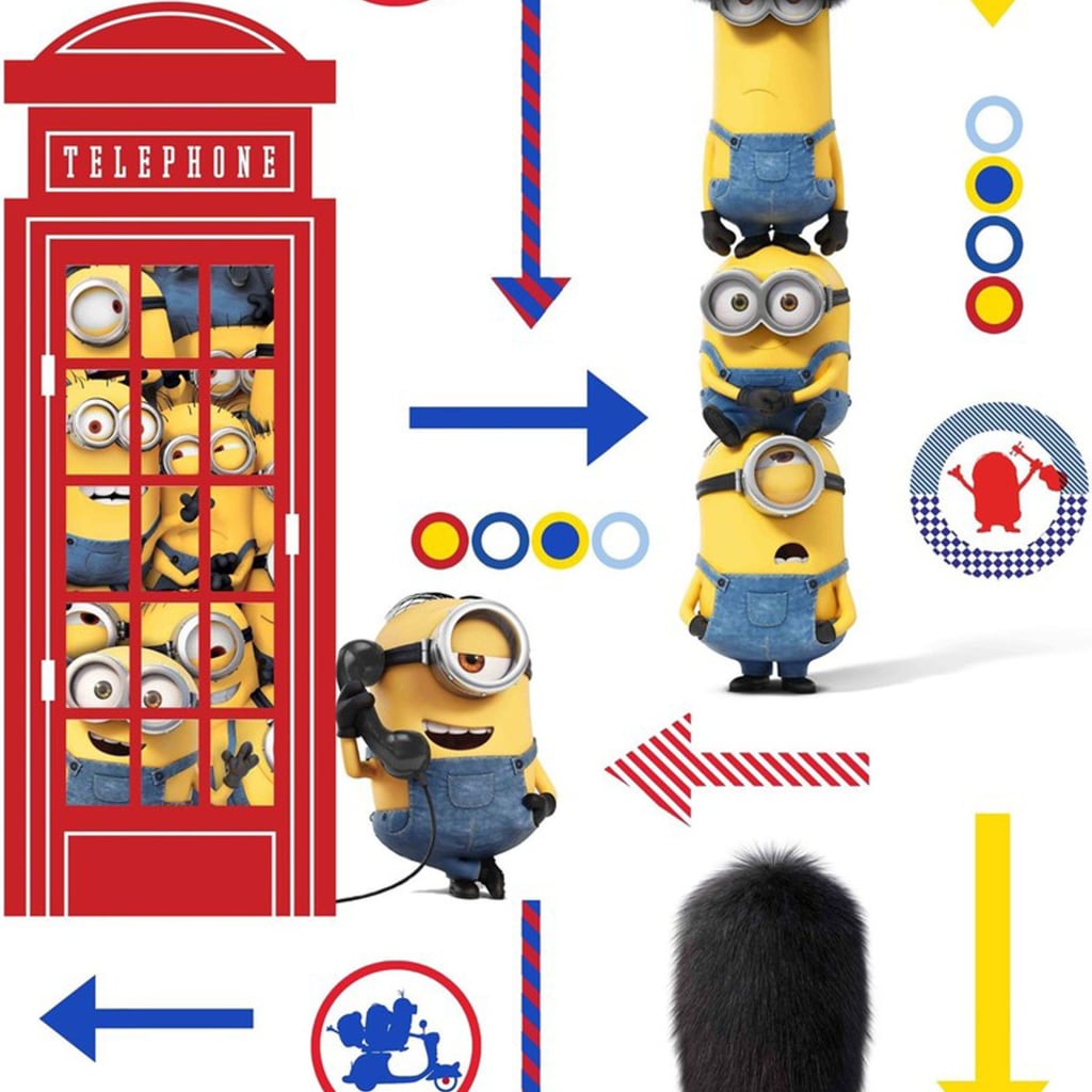 Kids at Home Tapete Minions Hello Weiß