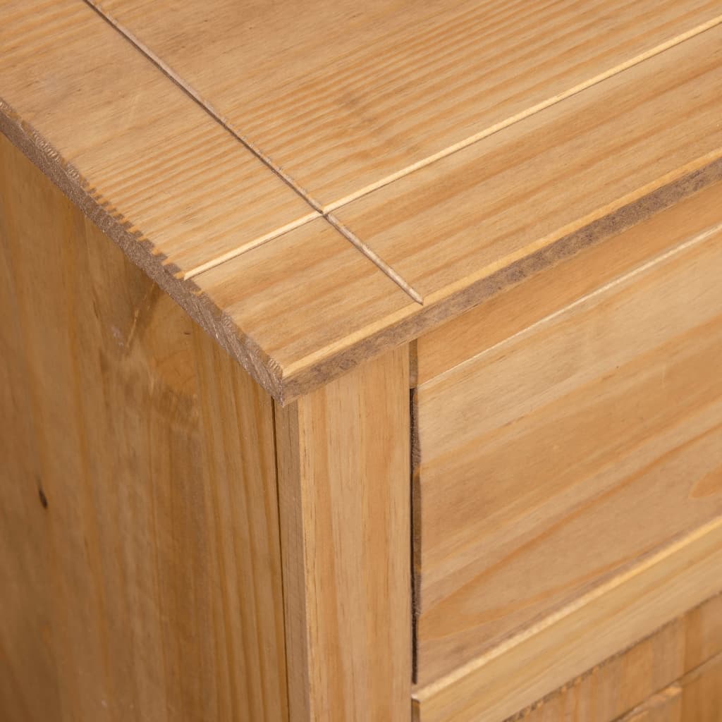vidaXL Sideboard 135 x 40 x 80 cm Massivholz Panama-Kiefer