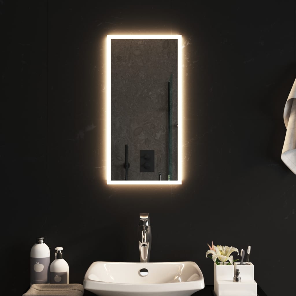 vidaXL LED-Badspiegel 30x60 cm