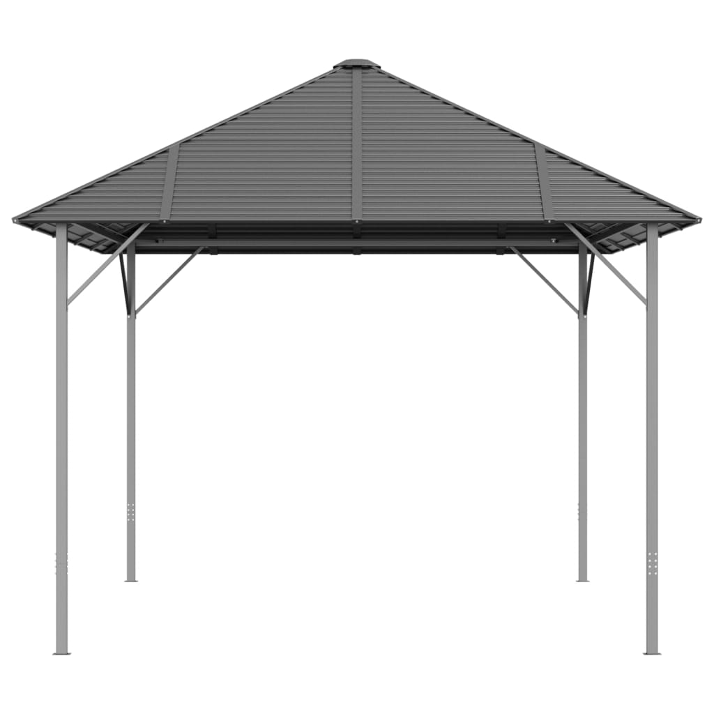 vidaXL Pavillon mit Dach 4x3 m Anthrazit