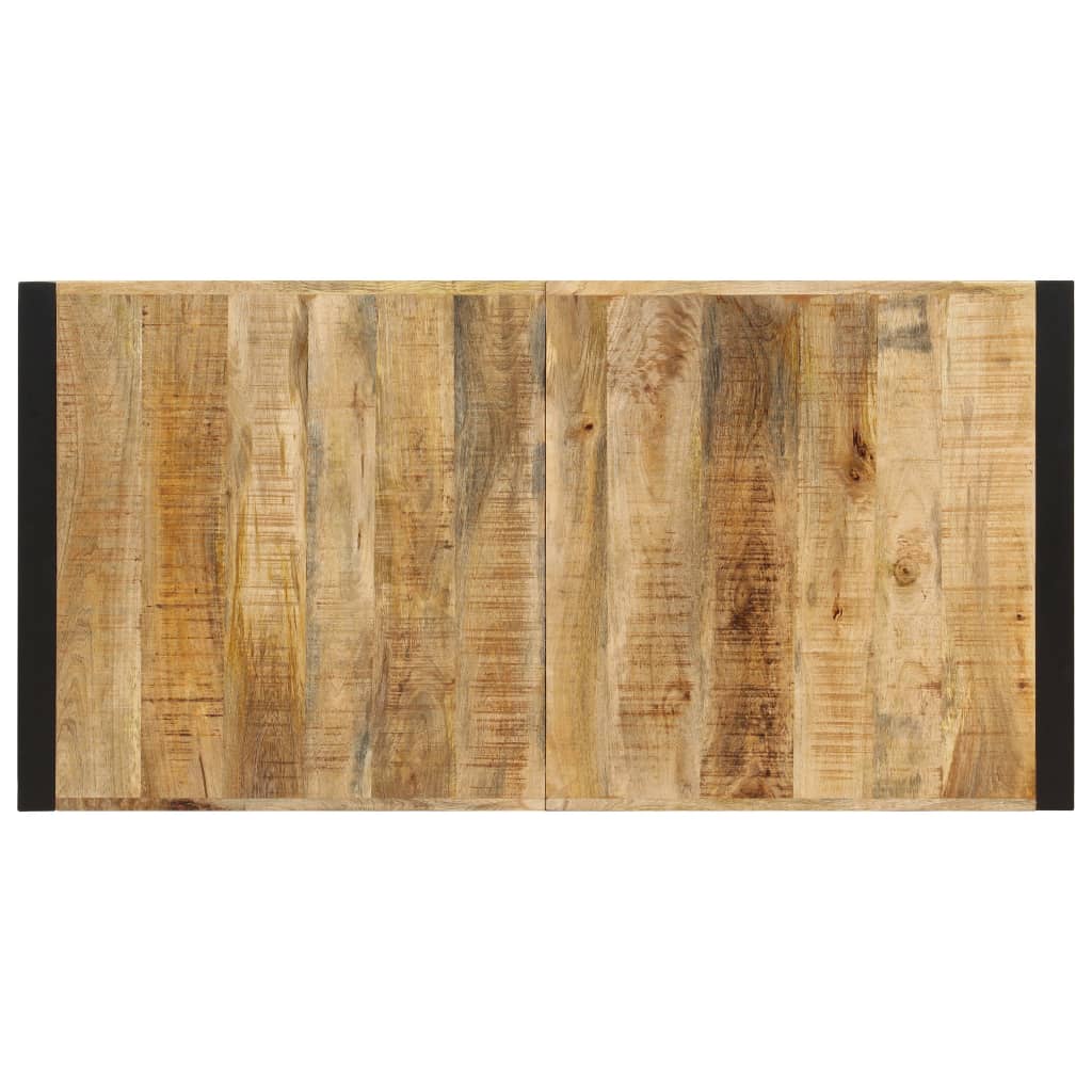 vidaXL Esstisch 140 x 70 x 75 cm Mango-Massivholz