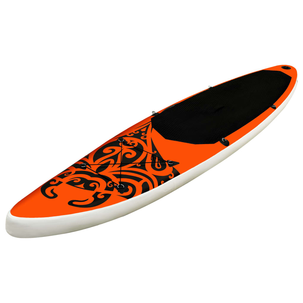 vidaXL Aufblasbares Stand Up Paddle Board Set 366x76x15 cm Orange