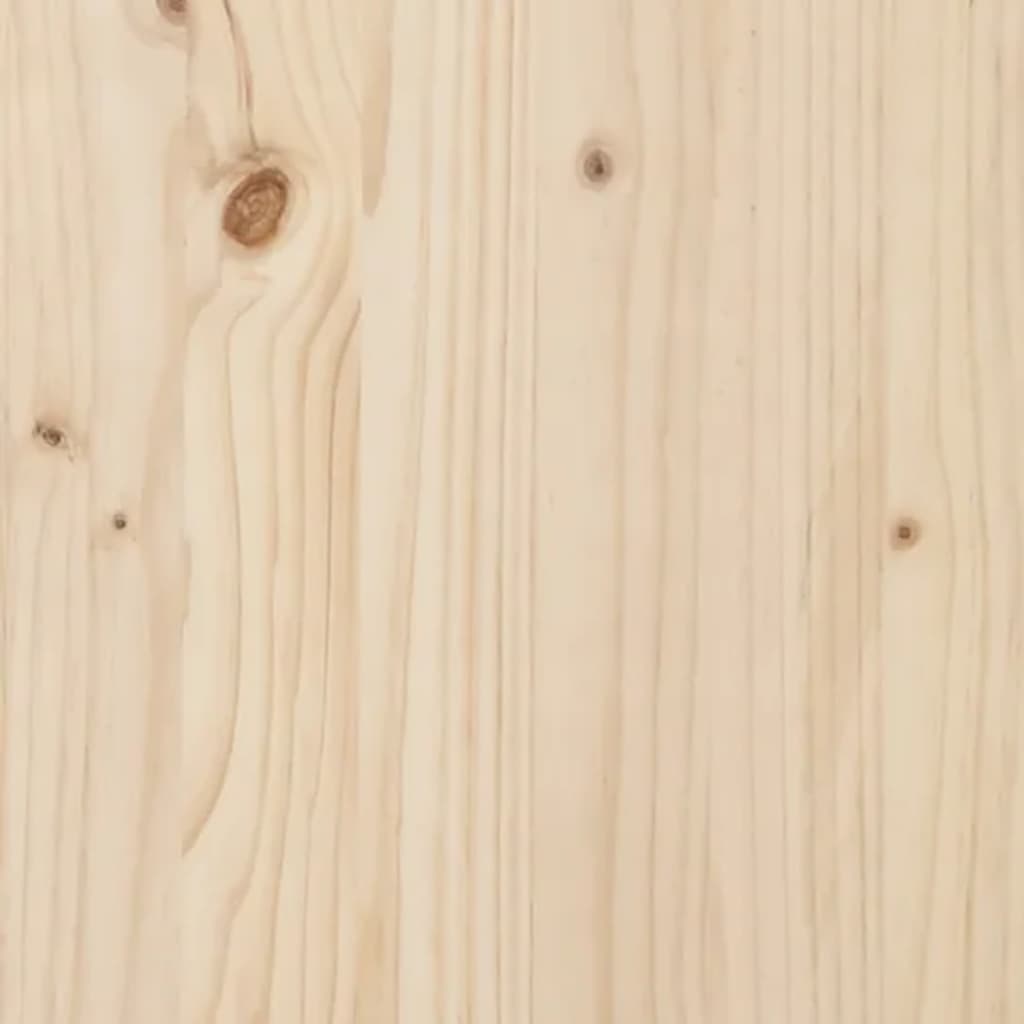 vidaXL Massivholzbett Kiefer 100x200 cm