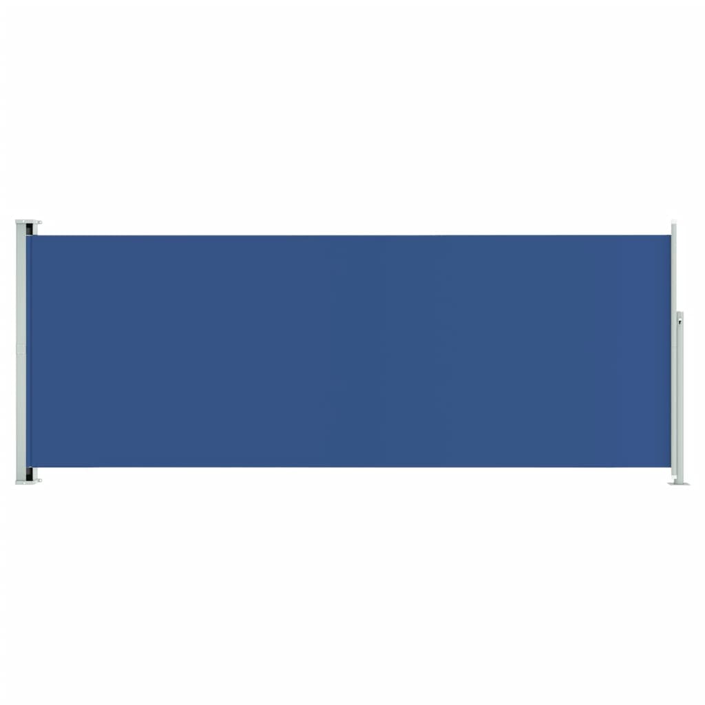 vidaXL Seitenmarkise Ausziehbar 117x300 cm Blau