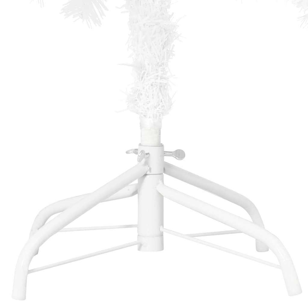 vidaXL Künstlicher Weihnachtsbaum mit LEDs Weiß 150cm