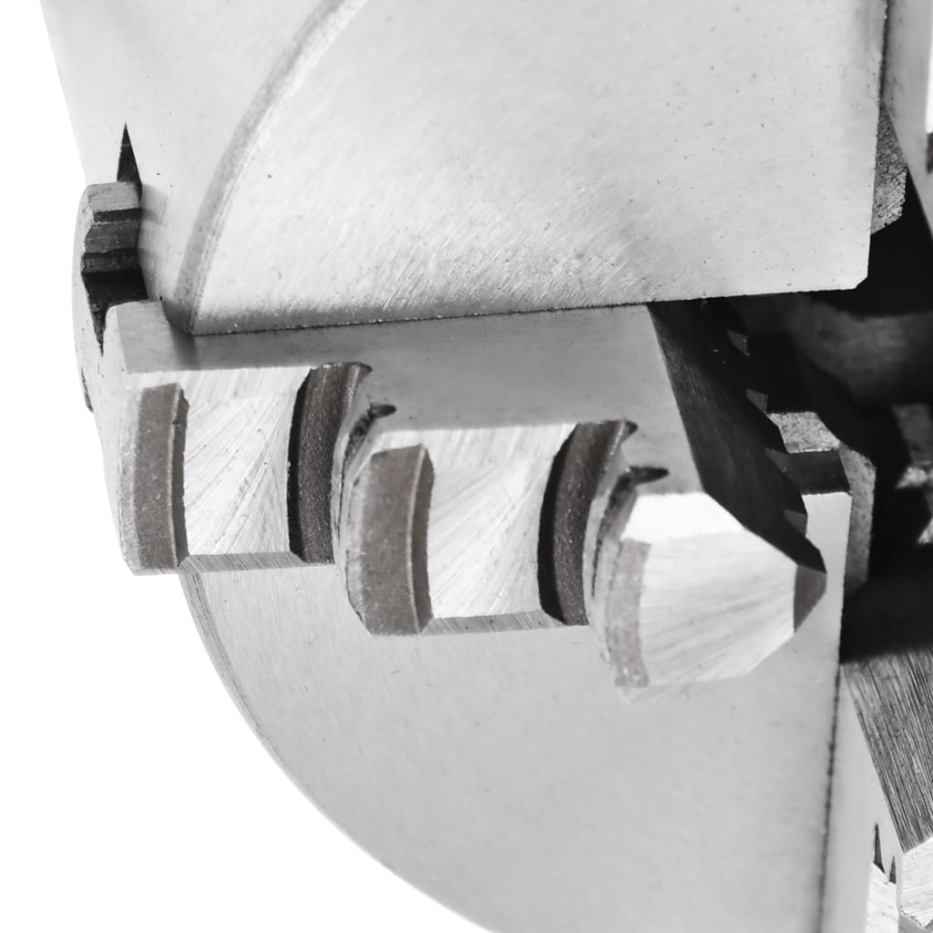 vidaXL 4-Backen-Drehfutter Selbstzentrierend 80 mm Stahl