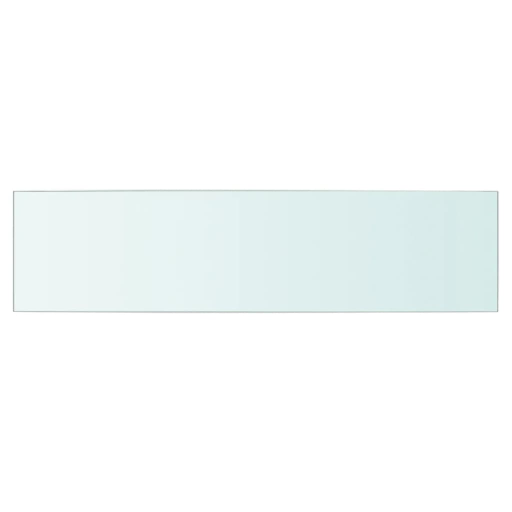 vidaXL Regalboden Glas Transparent 60 cm x 15 cm