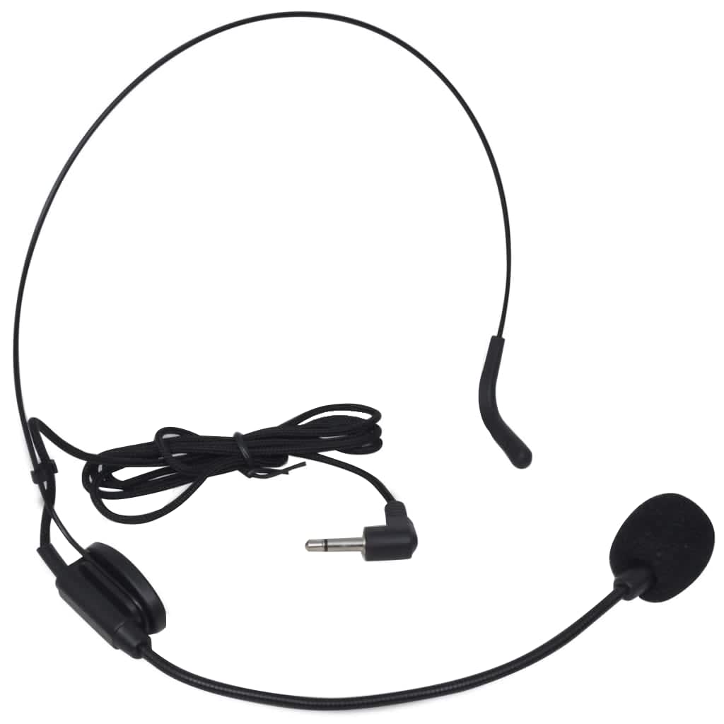 Receiver mit 1 drahtlosen Mikrophon und 1 drahtlosen Headset VHF