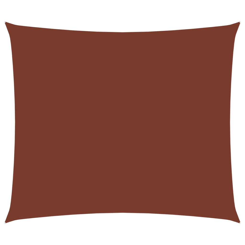 vidaXL Sonnensegel Oxford-Gewebe Rechteckig 2,5x3,5 m Terrakotta-Rot