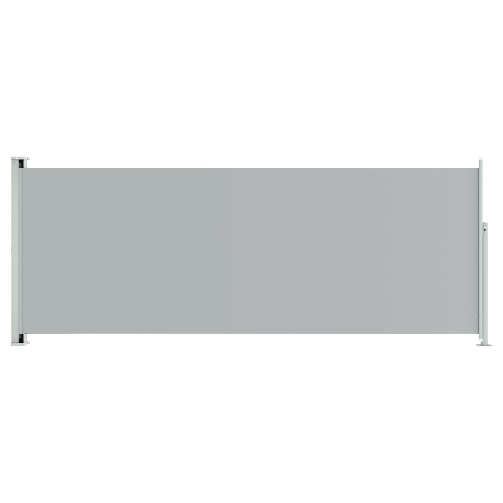 vidaXL Seitenmarkise Ausziehbar 117x300 cm Grau