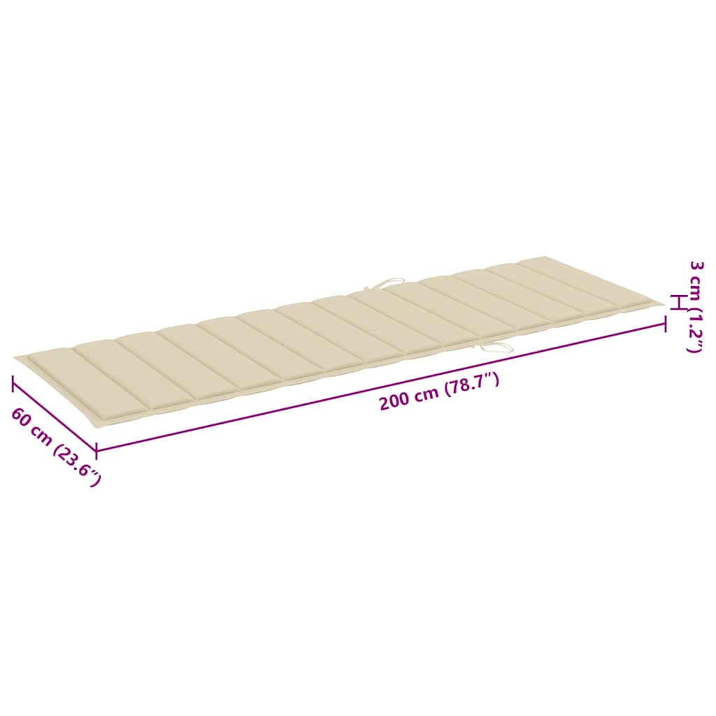2 Schonbezüge Für Sonnenliege & Gartenstuhl – 60x130 Cm, Flieder, Baumwolle