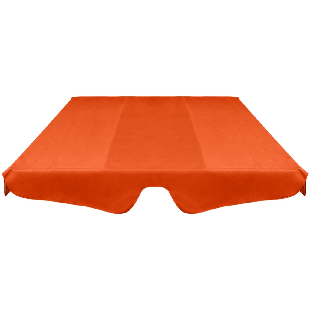 vidaXL Ersatzdach für Gartenschaukel Orange 226x186 cm