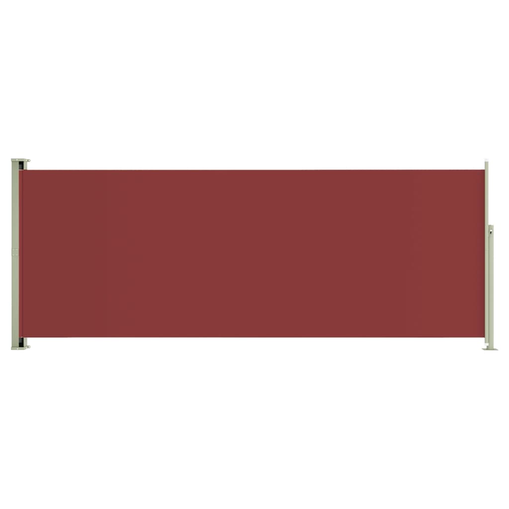 vidaXL Seitenmarkise Ausziehbar 117x300 cm Rot