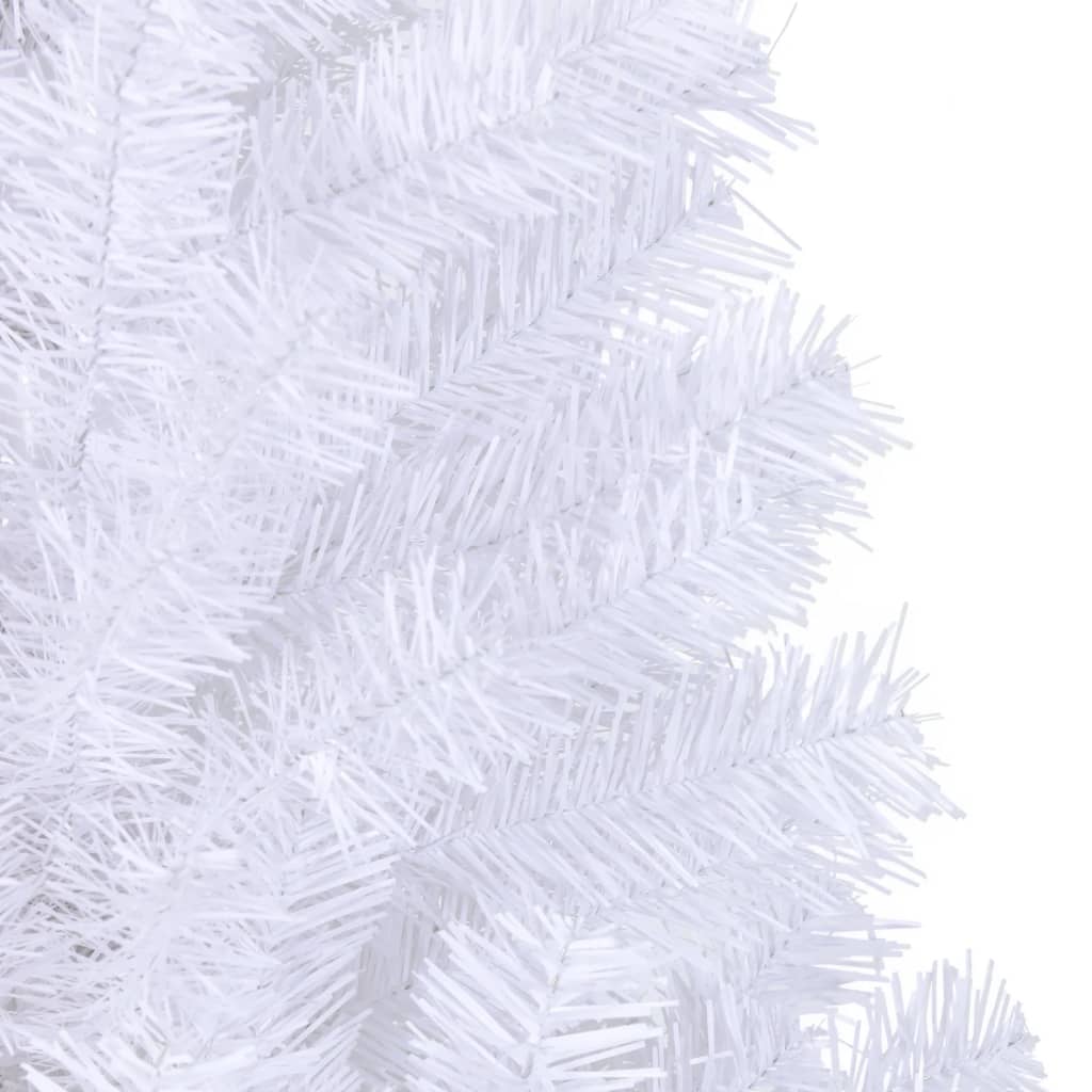 vidaXL Künstlicher Weihnachtsbaum L 240 cm Weiß