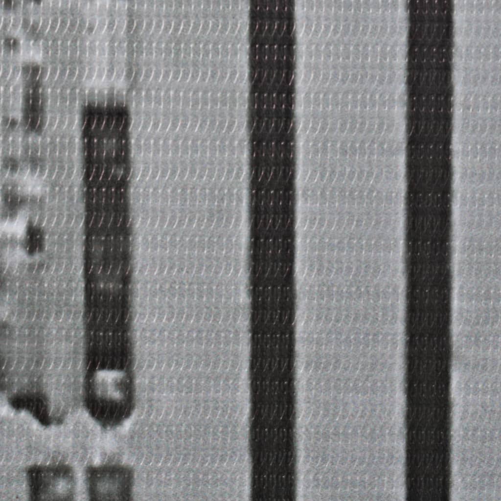 vidaXL Raumteiler klappbar 228 x 170 cm New York bei Tag Schwarz-Weiß