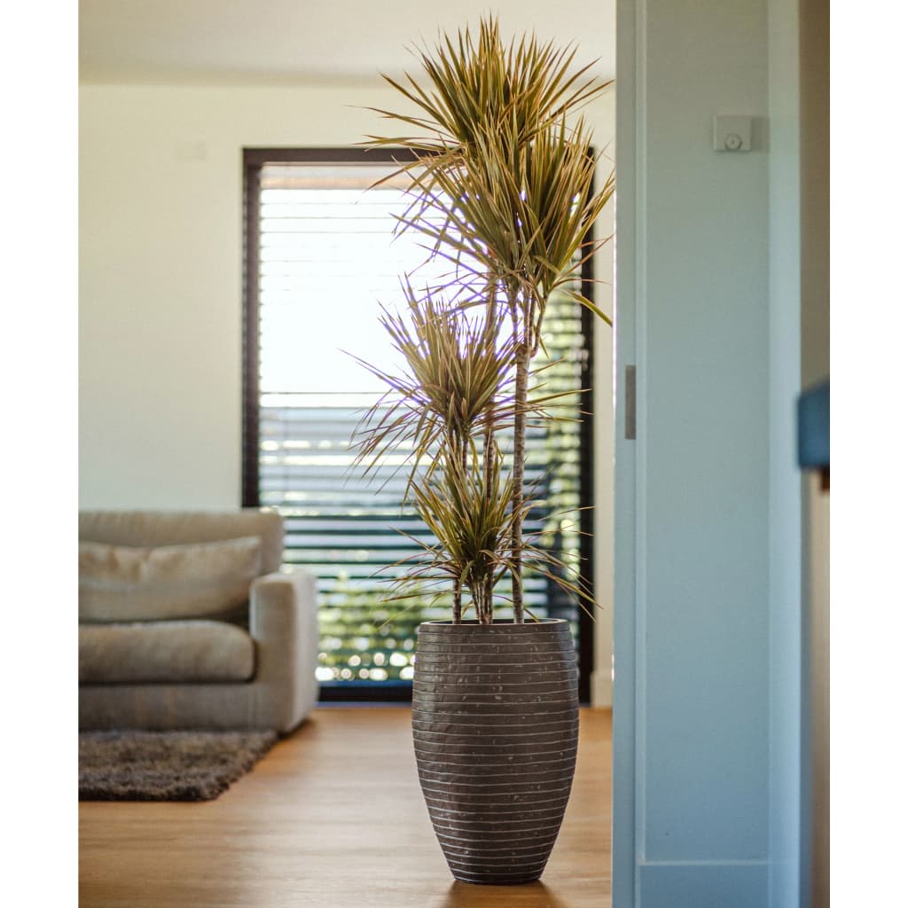 Capi Vase Nature Rib Elegant Deluxe 40x30 cm Olivgrün