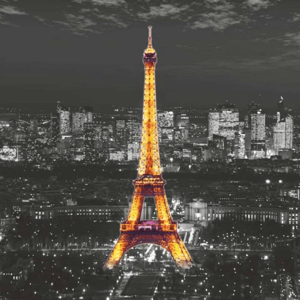 AG Design Fototapete Eiffel In The Night