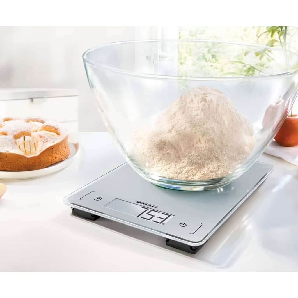 Soehnle Digitale Küchenwaage Page Aqua Proof 10 kg Silbern