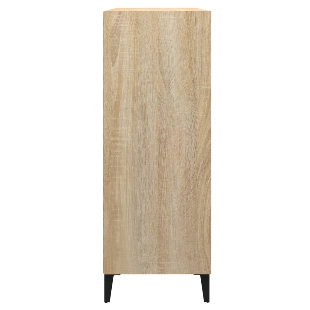 vidaXL Sideboard Sonoma-Eiche 69,5x32,5x90 cm Holzwerkstoff