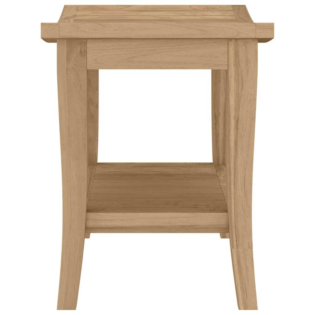 vidaXL Badezimmer-Beistelltisch 50x35x45 cm Massivholz Teak