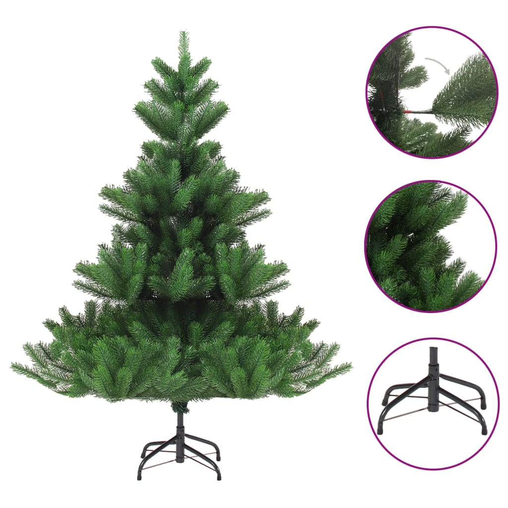 vidaXL Künstlicher Weihnachtsbaum Nordmanntanne Grün 120 cm