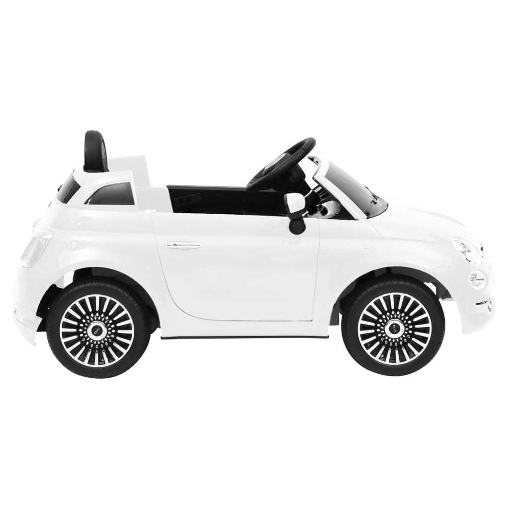 vidaXL Kinder-Elektroauto Fiat 500 Weiß