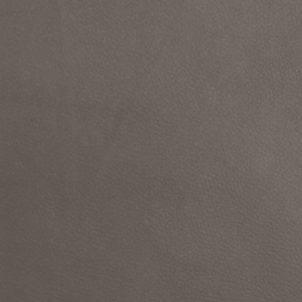 vidaXL Fußhocker Grau 45x29,5x35 cm Kunstleder